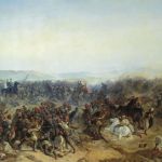 Krimkrieg 1853 bis 1856: Schlacht bei Kars (Gemälde von Fjodor Baikow, 1855) © Gemeinfrei, Quelle: Wikipedia