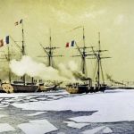 Krimkrieg 1853 bis 1856: Französische Eisbrecher im Liman von Dnepr und Bug © Gemeinfrei, Quelle: Wikipedia